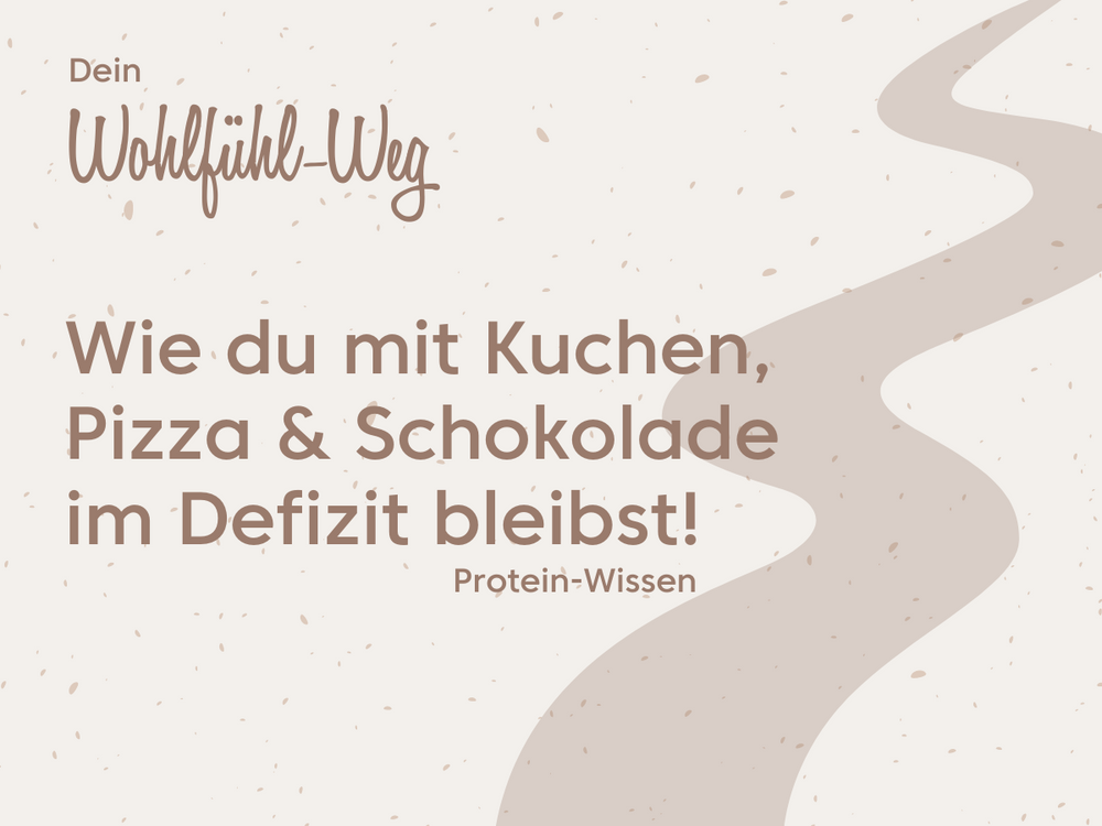 Wie du mit Kuchen, Pizza und Schokolade im Defizit bleibst!
