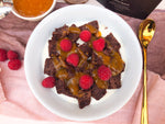 QUARKBOWL MIT BROWNIES UND FRUCHTTOPPING