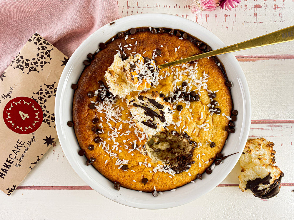 TÜRCHEN NR. 4: KOKOSMAKRONEN-KUCHENBOWL