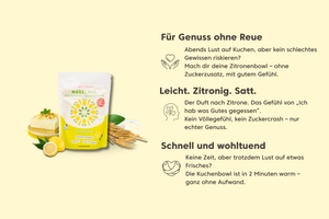 
                  
                    Lade das Bild in den Galerie-Viewer, Kuchenbowl-Backmischung Zitrone Probe
                  
                