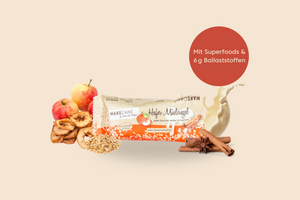 
                  
                    Lade das Bild in den Galerie-Viewer, Low Sugar Riegel Apfel-Zimt weißer Schokolade
                  
                
