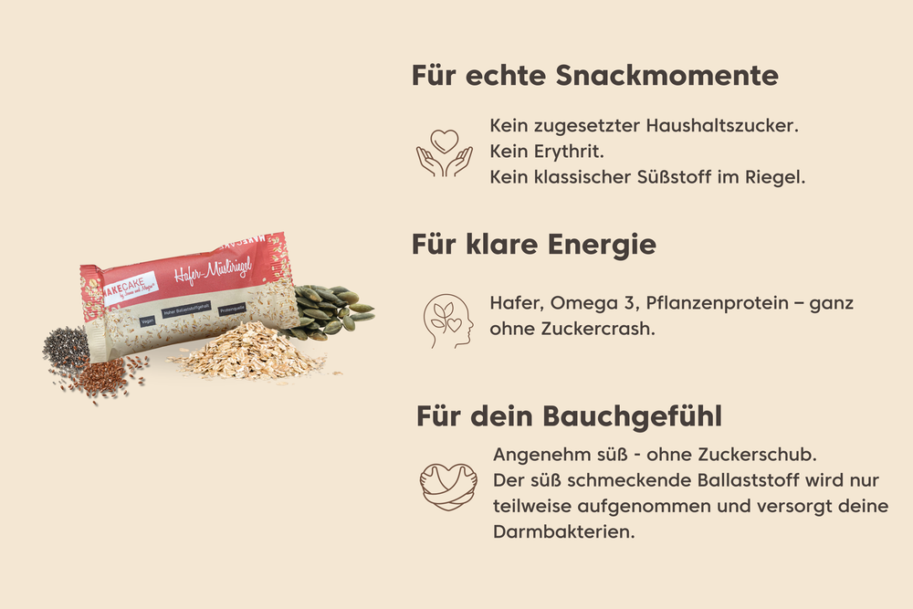 
                  
                    Lade das Bild in den Galerie-Viewer, Low Sugar Haferriegel
                  
                
