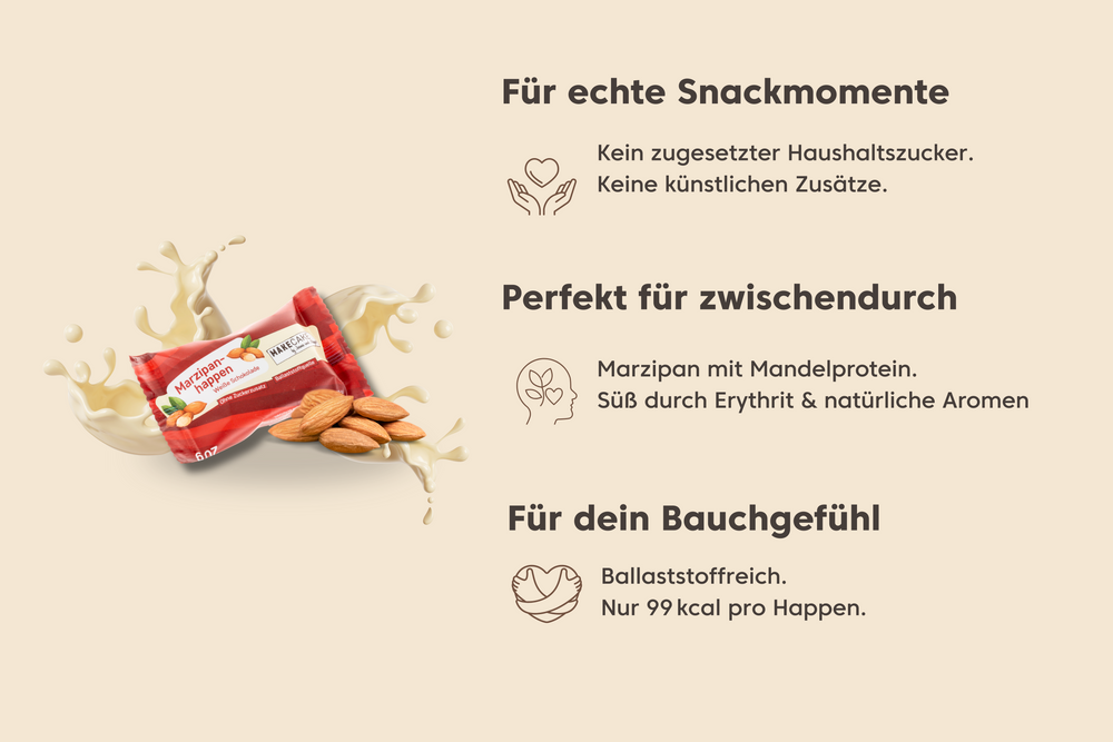 
                  
                    Lade das Bild in den Galerie-Viewer, Marzipanriegel weiße Schokolade
                  
                