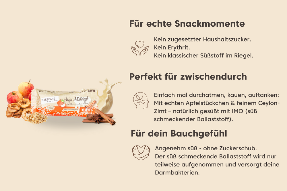 
                  
                    Lade das Bild in den Galerie-Viewer, Sparpaket Low Sugar Riegel Apfel-Zimt weiße Schokolade
                  
                