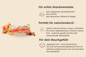 
                  
                    Lade das Bild in den Galerie-Viewer, Low Sugar Riegel Apfel-Zimt
                  
                