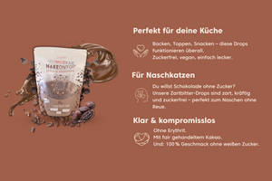 
                  
                    Lade das Bild in den Galerie-Viewer, Schokodrops ohne Zuckerzusatz Zartbitter XL
                  
                