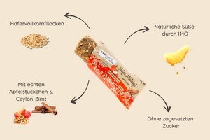 
                  
                    Lade das Bild in den Galerie-Viewer, Low Sugar Riegel Apfel-Zimt
                  
                