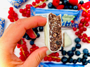 
                  
                    Lade das Bild in den Galerie-Viewer, Low Sugar Riegel Beere Weiße Schokolade
                  
                