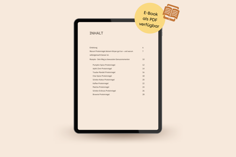 
                  
                    Lade das Bild in den Galerie-Viewer, E-Book Proteinriegel
                  
                