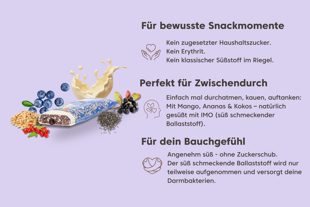 
                  
                    Lade das Bild in den Galerie-Viewer, Low Sugar Riegel Beere Weiße Schokolade
                  
                