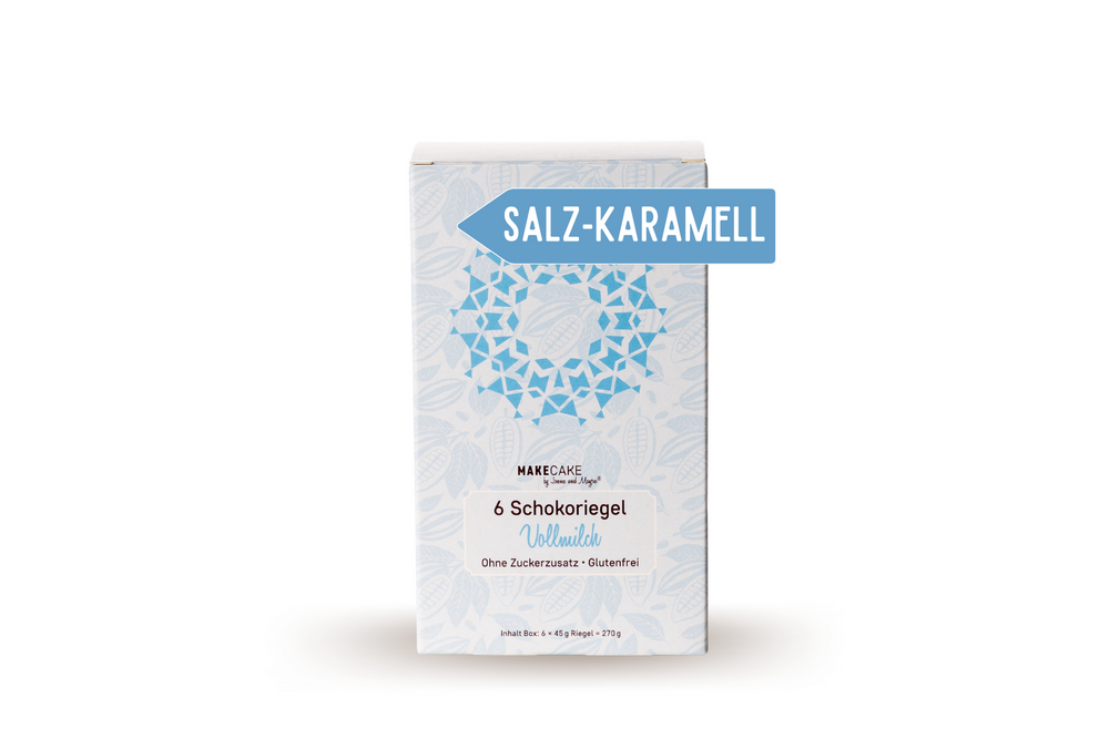6x Schokoriegel Vollmilch Salz-Karamell