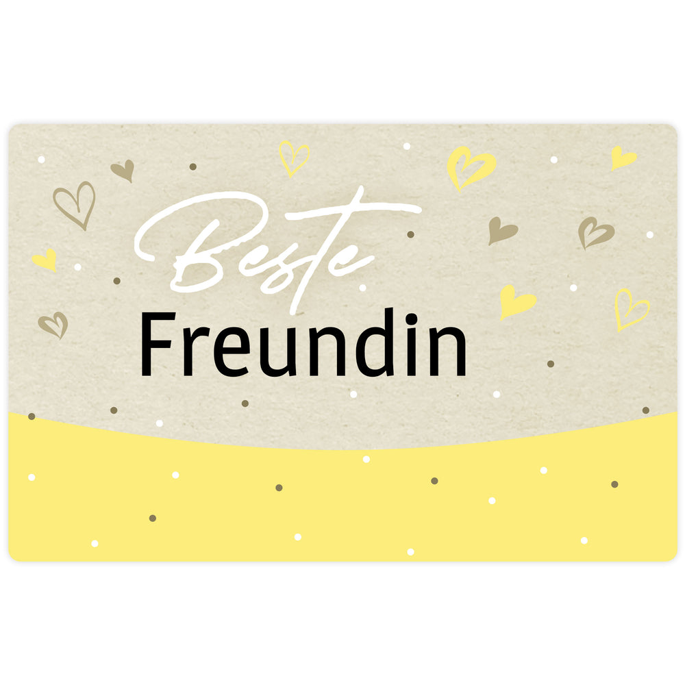 Geschenkgutschein Beste Freundin